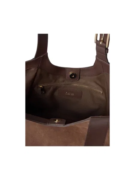 Shopperka Furla skórzana brązowa