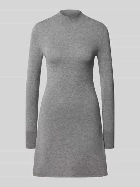 Sukienka z dzianiny z golfem typu mock neck Only