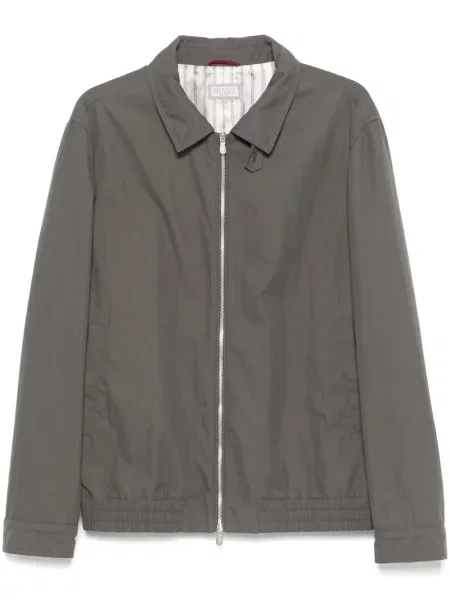 Bomber bunda Brunello Cucinelli šedá