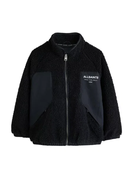 SmALLSAINTS Jachetă fleece Underground negru alb