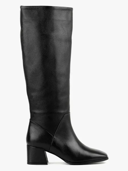 Кожаные сапоги Leberdes черные