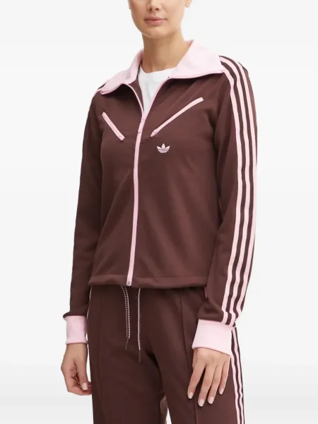 Polo Adidas cu dungi cu imagine negru