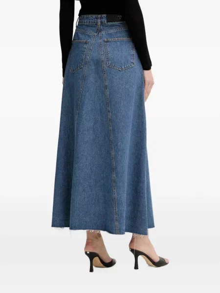 Fustă din denim Silvian Heach albastru