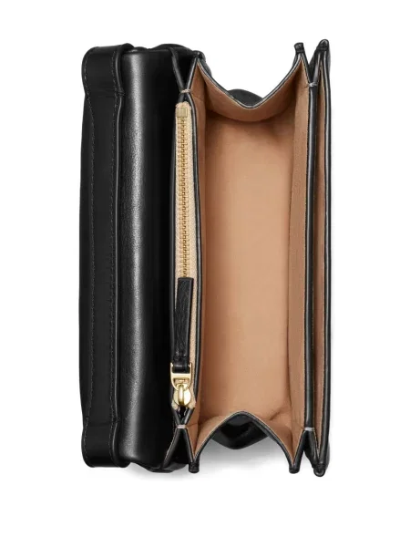 Geanta crossbody Tory Burch cu autograf negru
