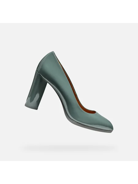 Pantofi cu toc Geox verde