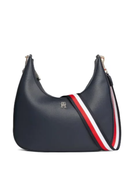 Torbica Tommy Hilfiger s autogramom plava