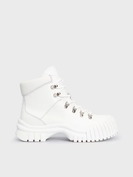 Кожаные ботинки Prpy белые