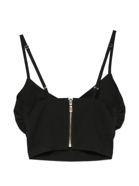Decupat top Mitiliane Couture cu funde negru