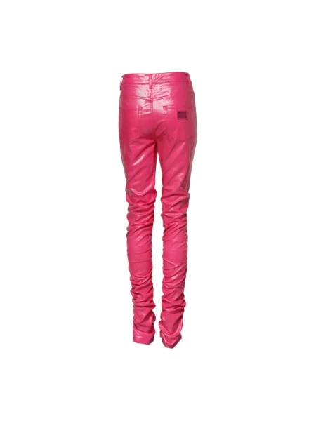 Skinny jeansy skinny Dolce And Gabbana różowe