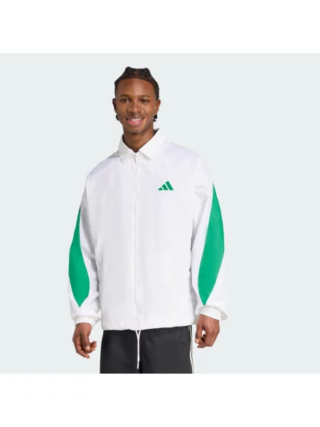 ADIDAS SPORTSWEAR Sportovní bunda Stadium zelená bílá