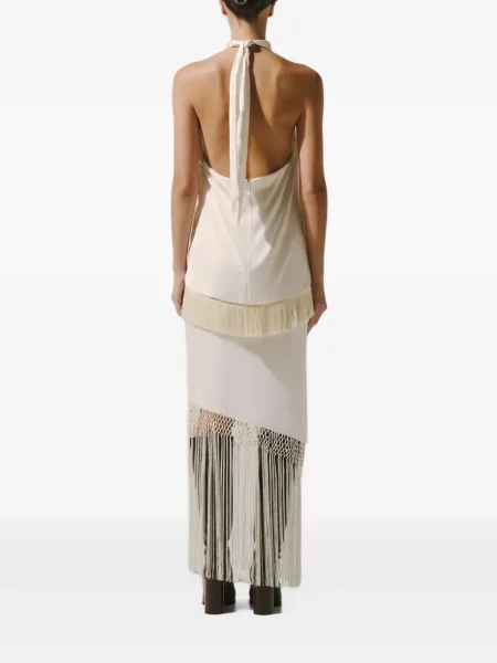 Top Baobab cu franjuri cu gât halter