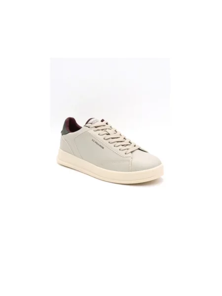 Sneakersy U.s Polo Assn. skórzane szare