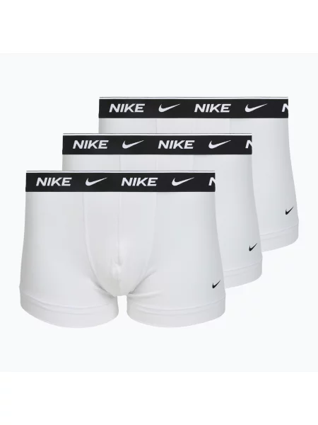 Boxeri pentru bărbați Nike Cotton Stretch Trunk white alb