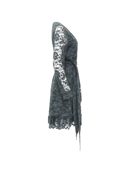 Rochie Ganni din dantelă de costum verde