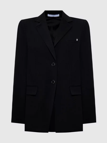 Жакет з металевим логотипом Helmut Lang чорний