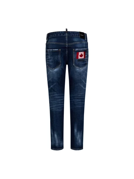 Proste jeansy Dsquared2 niebieskie