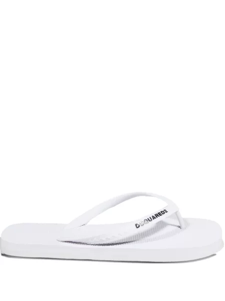 Șlapi Dsquared2 alb