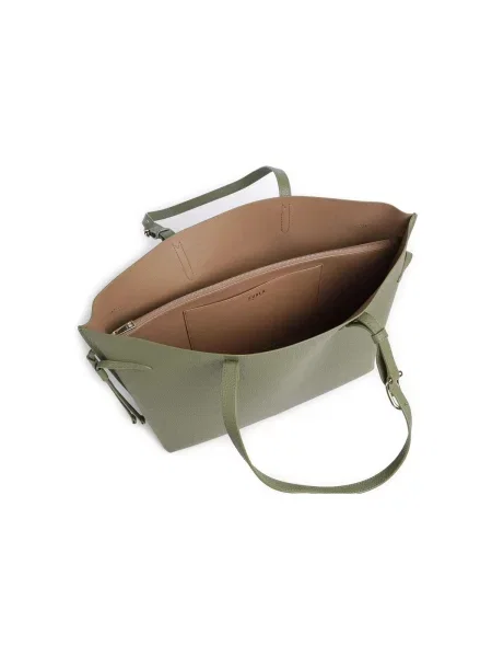 Furla Kabelka Ava L CN Tmavosivá zelená