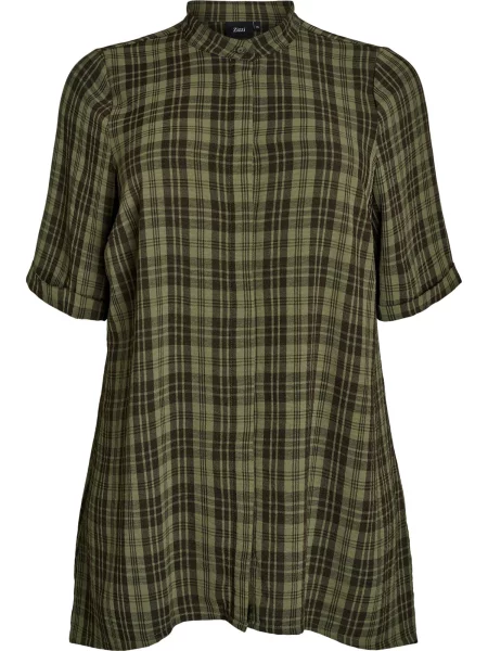 Zizzi Tunika Mvinova maslinasta / tamno zelena