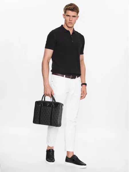 Guess Torba za prenosnik Vezzola Smart HMEVZL črna