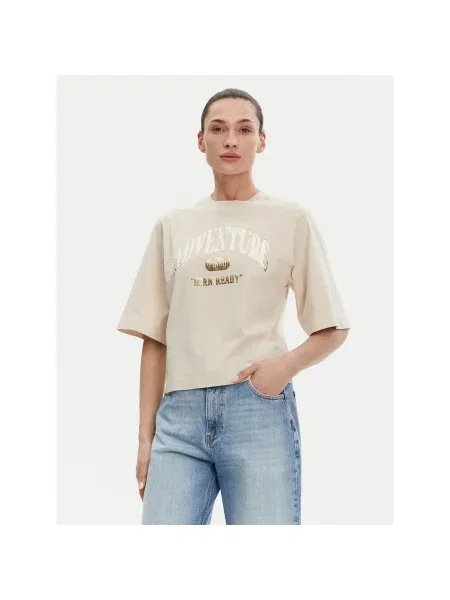 PINKO Póló Niamey Regular Fit bézs