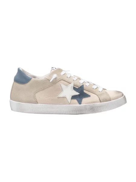 Sneakersy 2star skórzane casual białe