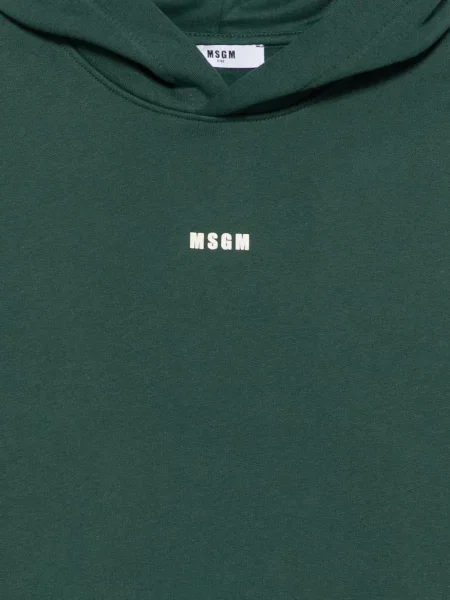 Bluza z kapturem dziecięca Msgm zielona