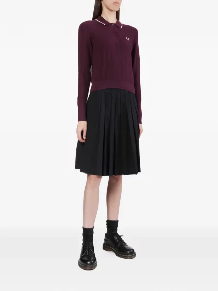 Top Fred Perry tricotate violet