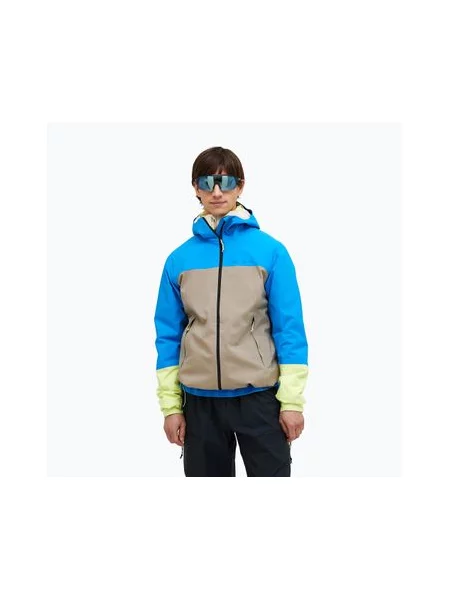 Куртка Peak Performance Trail Hipe Shell Jacket яскраво-синій/бежевий/сонячний бежева
