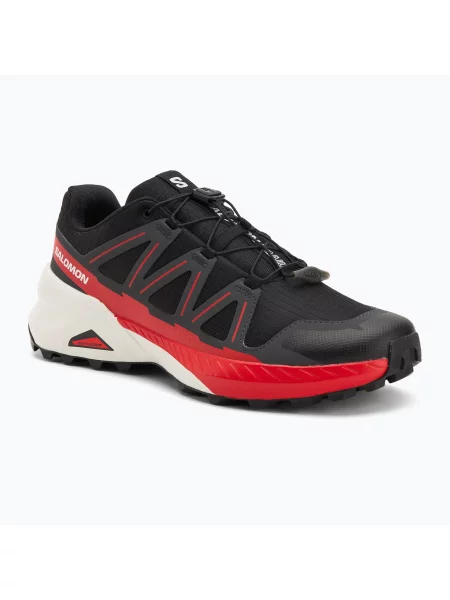 Бігові кросівки Salomon Speedcross Peak чорний/асфальт/вогняно-червоний чорні