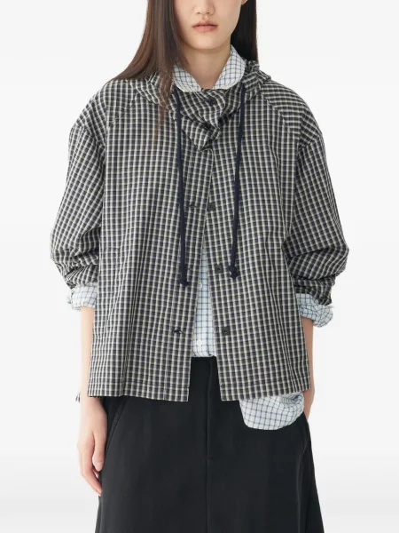 Pledinė marškinėlių tipo striukė Tomboy su gobtuvu juoda