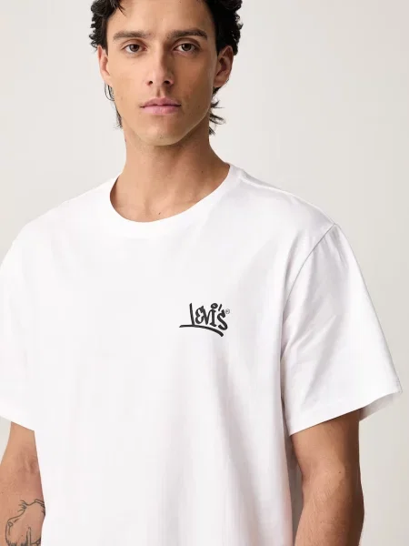 Levi's тениска мъжка от RELAXED FIT TEE бяло