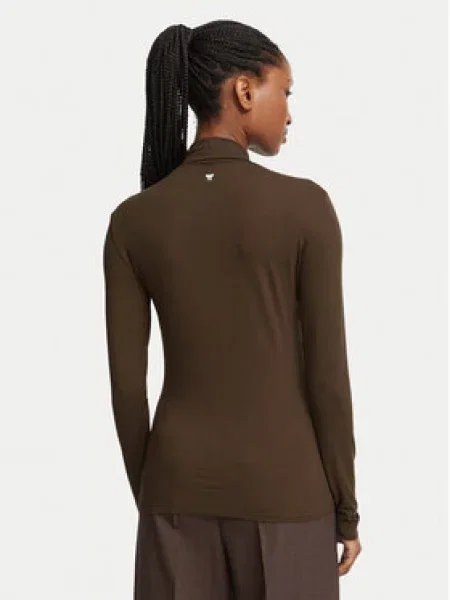 Weekend Max Mara Dolčevita Multif Tamno Regular Fit smeđa