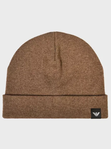 Шапка Emporio Armani бежева