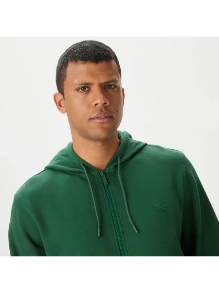Lacoste толстовка чоловіча класичний стиль зелена