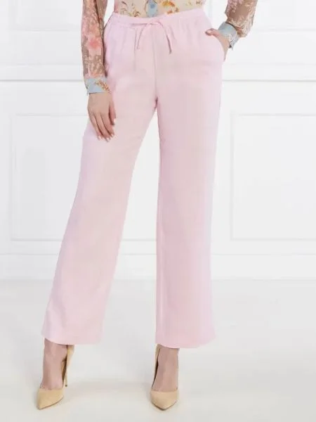 Samsøe Samsøe De in pantaloni Hoys string | Straight fit roz