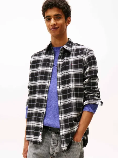 Tommy Jeans Cămașă negru