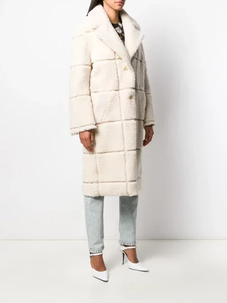 Palton Off-white alb