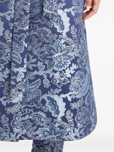 Палто Temperley London на цветя синьо