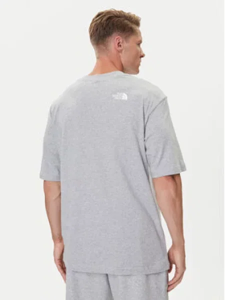 The North Face Marškinėliai Simple Dome Oversize pilka