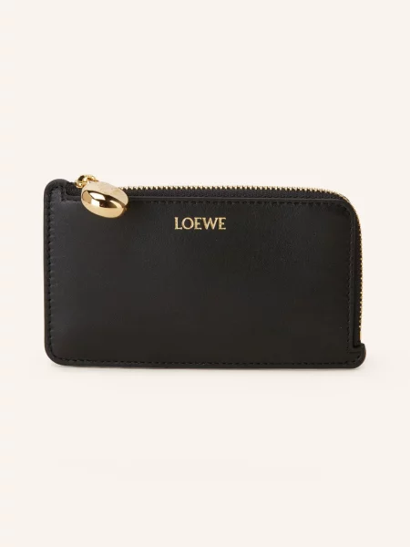 Loewe Etui Na Karty Pebble schwarz czarny