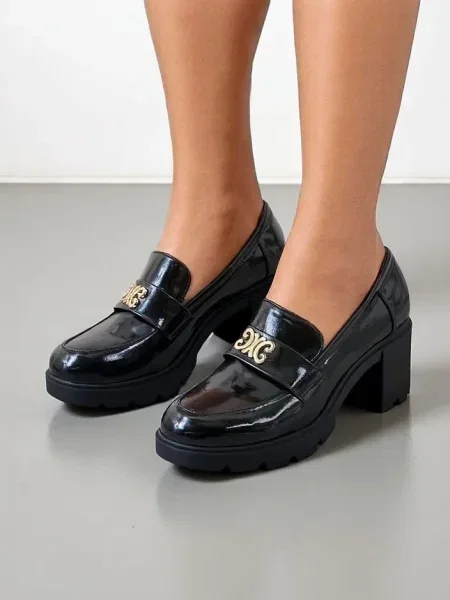 Mocasini Resti negru