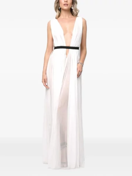 Rochie maxi Roserry din tul alb