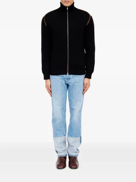 Geacă Mm6 Maison Margiela tricotate negru