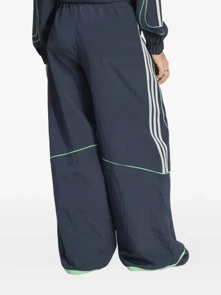 Бягане панталон Adidas на платформе с принт розово