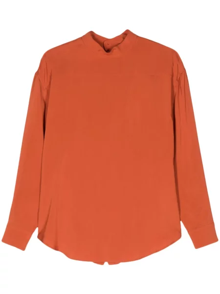 Bluza Colville s vezicama s čipkom narančasta