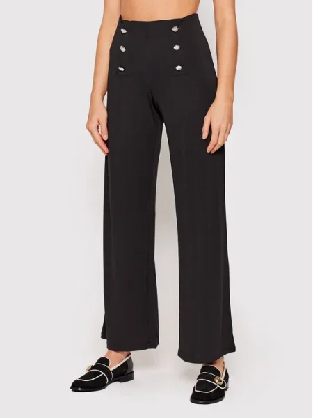 Lauren Ralph Lauren Pantaloni din Wide Leg negru