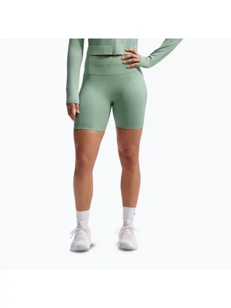 Шорти Nike Pro Seamless High-Waisted Biker 5" steam