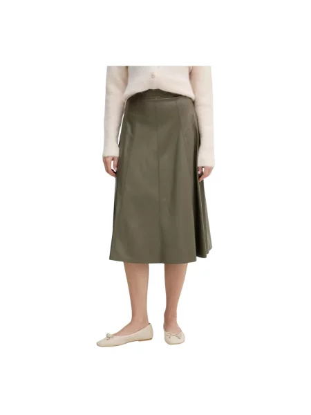 Spódnica midi Benetton zielona