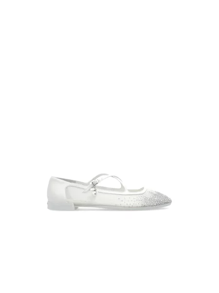 Balerinki Jimmy Choo białe